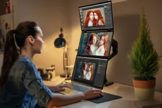 Foldable monitor